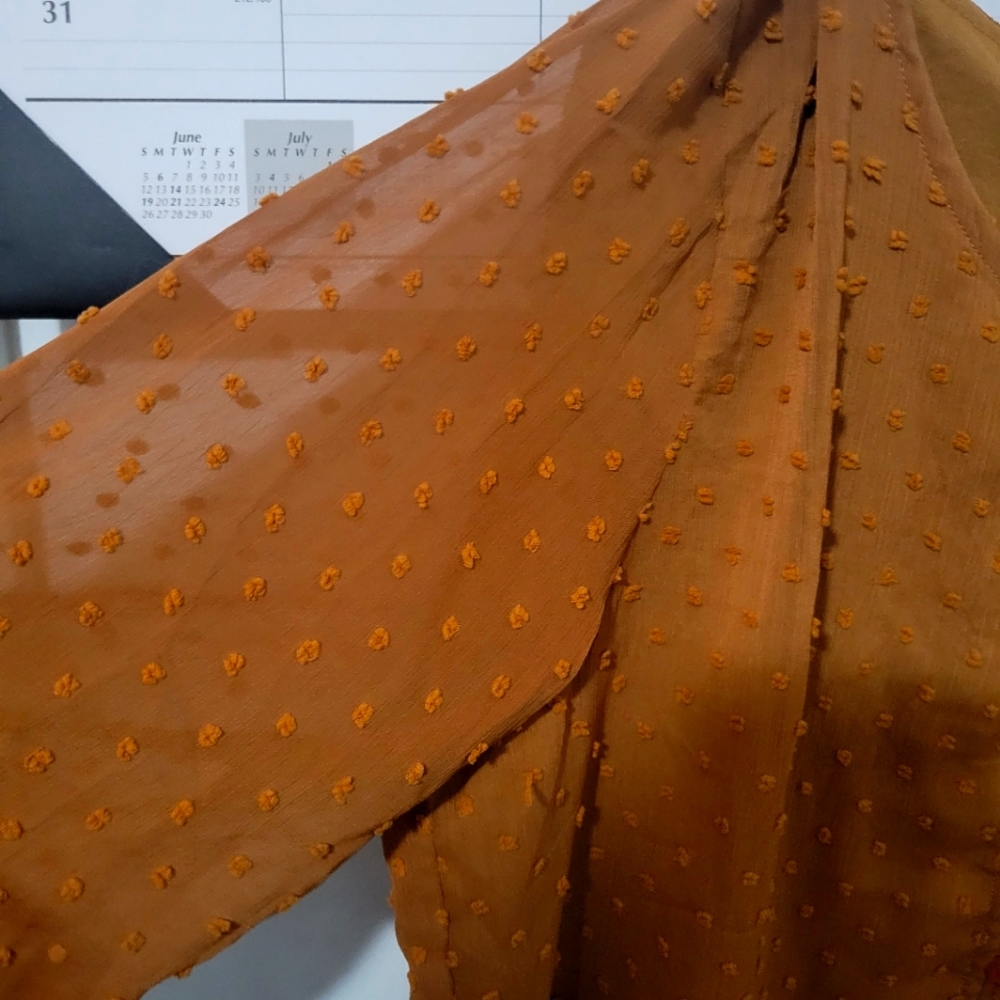Autumn cottage core dress